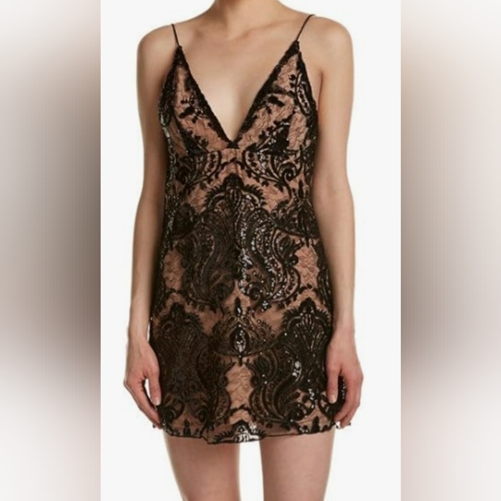 Free People Lace Slip Dress XS | Romantic Mini - Picture 1 of 10